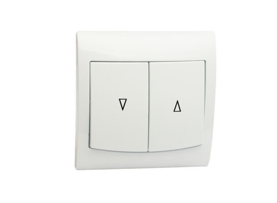 Łącznik żaluzjowy ŁP-7V biały vega