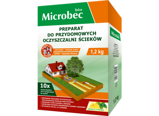 Aktywator do oczyszczalni Microbec Bio 1,2 kg Bros