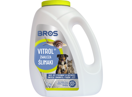 Środek szkodnikobójczy Vitrol GB na ślimaki 1 kg BROS
