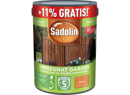 Impregnat dekoracyjny do drewna ogrodowego antracyt 5,55 l Sadolin Garden