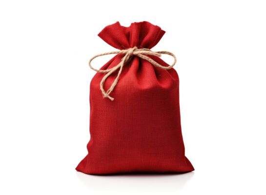 Worek jutowy 250 g 60 x 80 cm czerwony