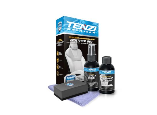 Zestaw do czyszczenia skóry i impregnacji LEATHER SET 100 ml Tenzi