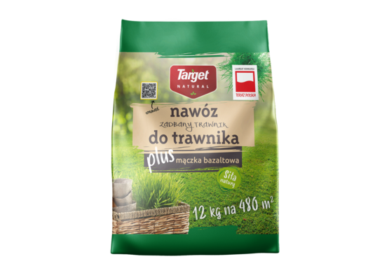 Nawóz do trawnika z mączką bazaltową 12 kg Target Natural