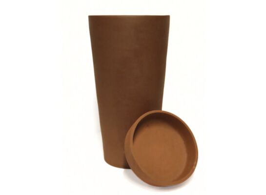 Doniczka ceramiczna mrozoodporna Palma 36 x 29 cm terakota