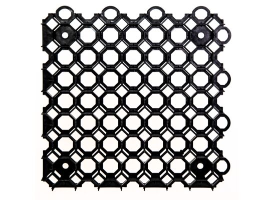 Kratka trawnikowa 500 x 500 mm czarna