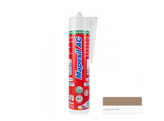 Silikon MAPESIL AC N.135 złoty pył 310 ml Mapei