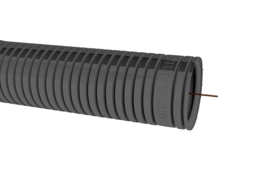 Rura karbowana RKGS 25 czarna 750N z pilotem 25 mb