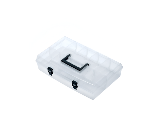 Skrzynka organizer narzędziowy Unibox Nun 35,9 x 23,8 x 8,5 cm transparentny
