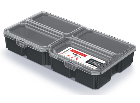 Organizer narzędziowy MSX Box 25,8 x 15,8 cm czarny