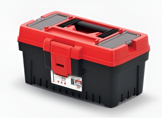 Skrzynka narzędziowa Evo z uchwytem 12 l czarno-czerwony