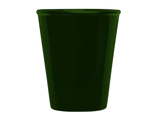 Doniczka ceramiczna z podstawką irma zielony 18 x 15 cm