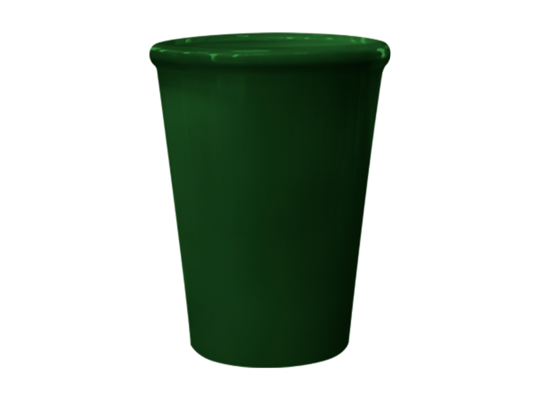 Doniczka ceramiczna z podstawką palma (palmowa) zielony 29 cm