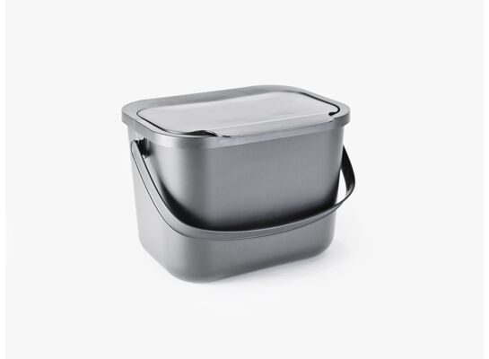 Pojemnik na bioodpady 6L BINI kolor  szary