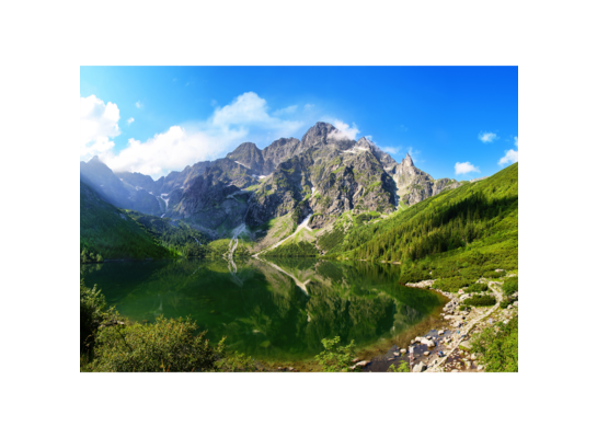 Obraz na płótnie 100 x 70 cm Górska Dolina