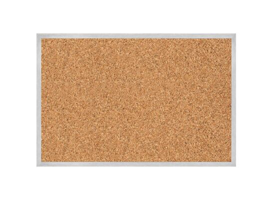Tablica korkowa 40 x 60 cm srebrny