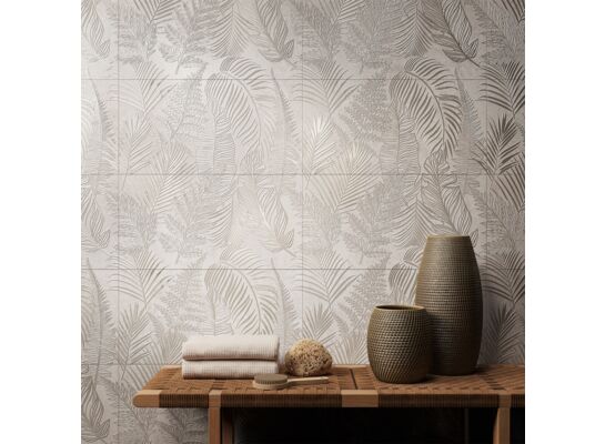 Dekor ścienny 2 elementowy BARBADOS LEAVES 61,8 x 60,8 cm G1