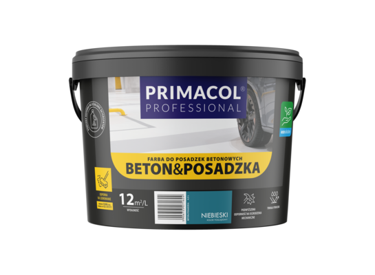 Farba beton posadzka niebieski 4,5 l Primacol Professional