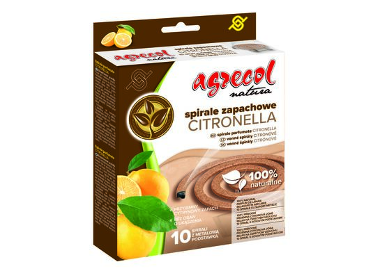 Spirala zapachowa Citronella 10 sztuk Agrecol Natura