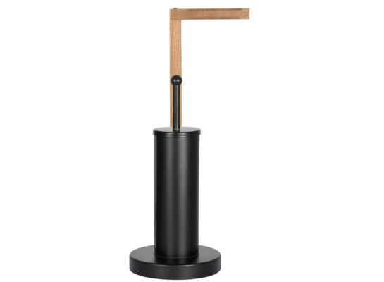 Stojak łazienkowy ze szczotką WC Aurora S Black DSM
