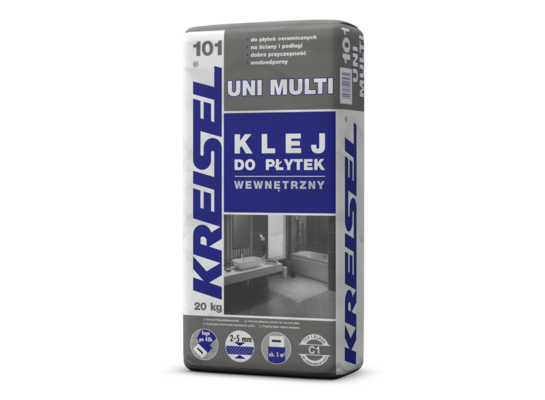 Klej do płytek Uni Multi 101 wewnętrzny 20 kg KREISEL