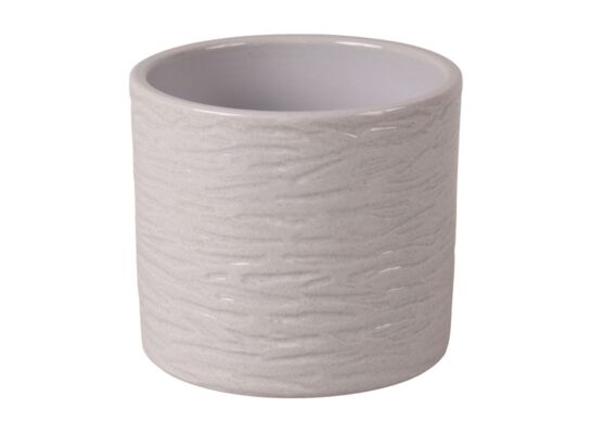 Osłonka cylinder 17 cm gravur kamienny szary