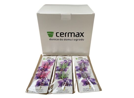 Klipsy do storczyka 2 sztuki mix kolorów