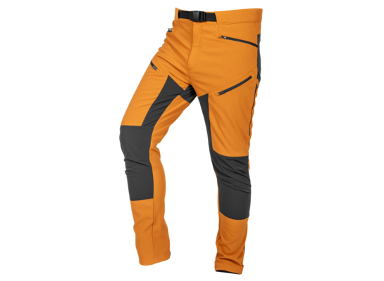 Spodnie robocze OUTDOOR 4 way stretch L musztardowo-szary