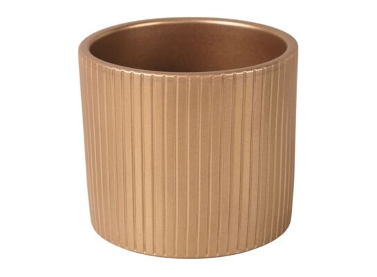 Osłonka cylinder Verical 15 cm złoty