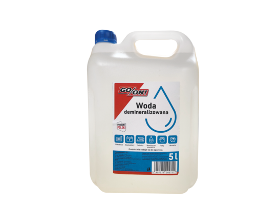 Woda demineralizowana 5 l GO/ON!