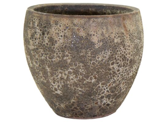 Donica Antique Belly Vulcano 28 cm brązowy