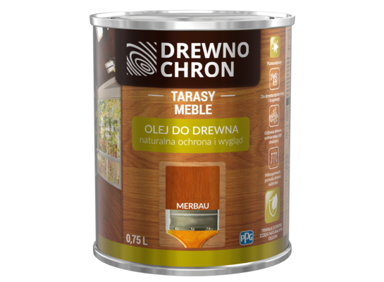 Olej do drewna Merbau 0,75 l Drewnochron