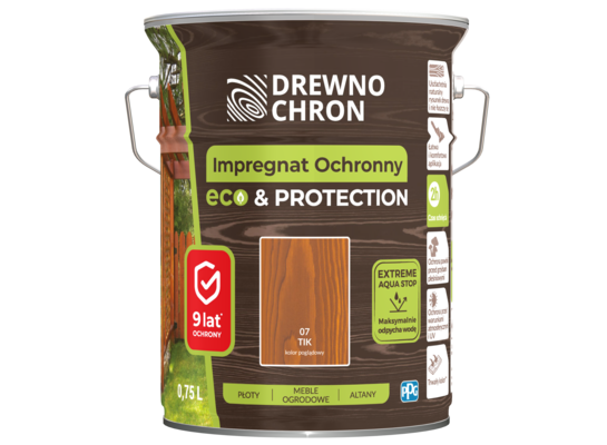 Impregnat ochronny ECO&PROTECTION tik 4,5 l Drewnochron