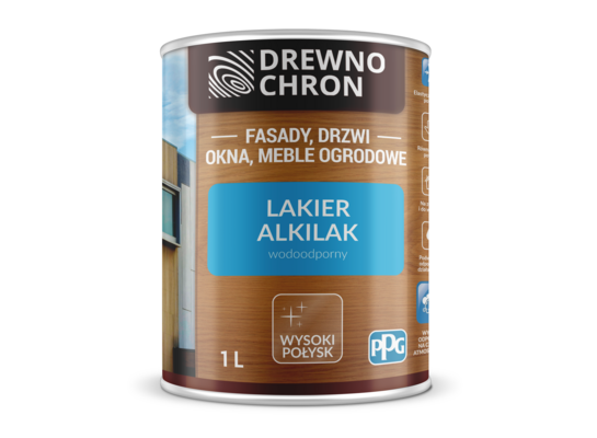 Lakier Alkilak połysk 1 l Drewnochron