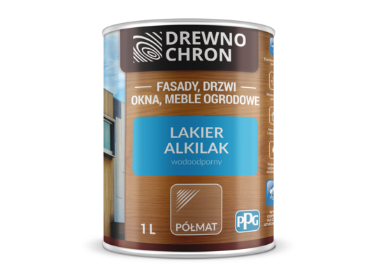Lakier Alkilak półmat 1 l Drewnochron