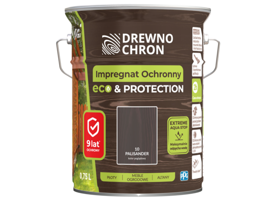 Impregnat ochronny ECO&PROTECTION palisander 4,5 l Drewnochron