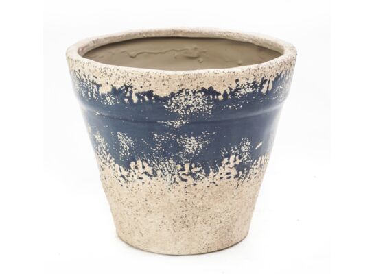 Osłonka ceramiczna 22,5 cm niebieski