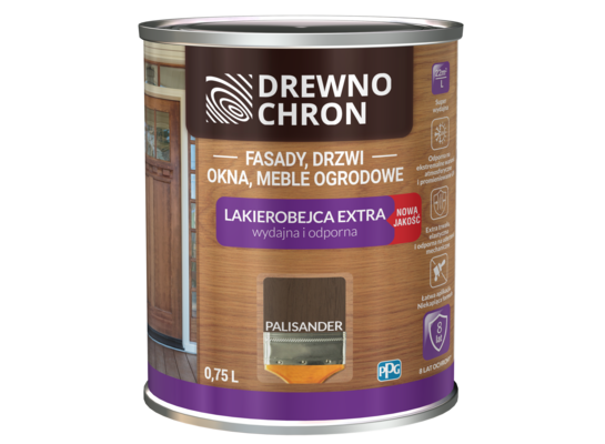 Lakierobejca Extra palisander 0,75 l Drewnochron