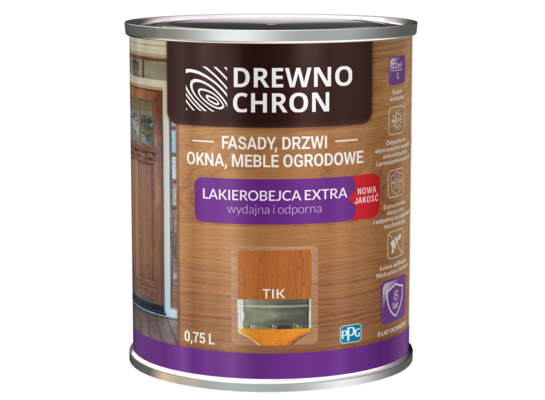 Lakierobejca Extra tik 0,75 l Drewnochron