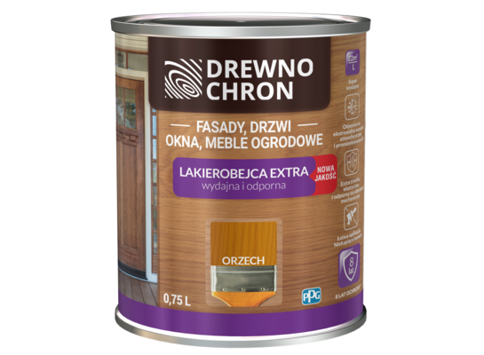 Lakierobejca Extra orzech jasny 0,75 l Drewnochron