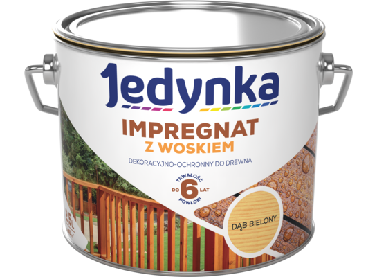 Impregnat do drewna z woskiem Dąb Bielony 2,5 l Jedynka