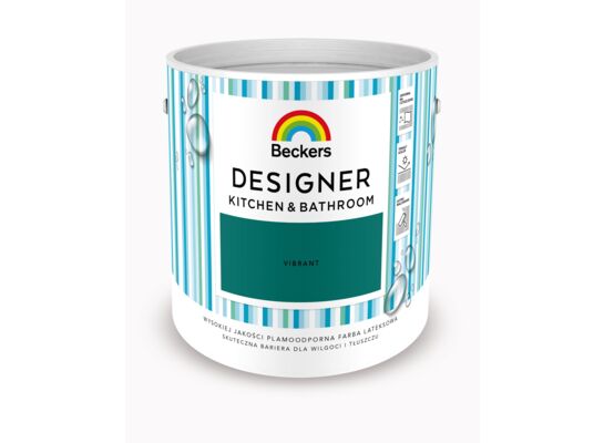 Farba lateksowa Beckers Designer Kitchen&Bathroom Vibrant 2,5 l