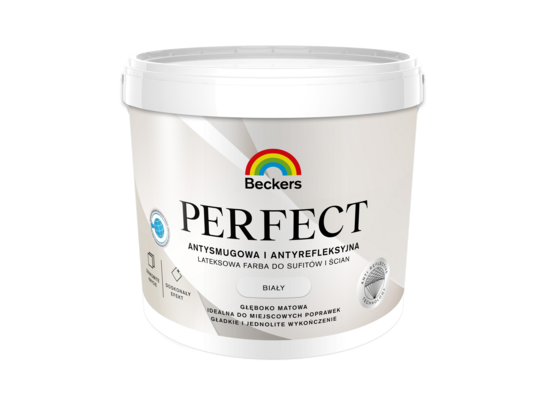Farba lateksowa antyrefleksyjna Perfect White 4,5 l Beckers