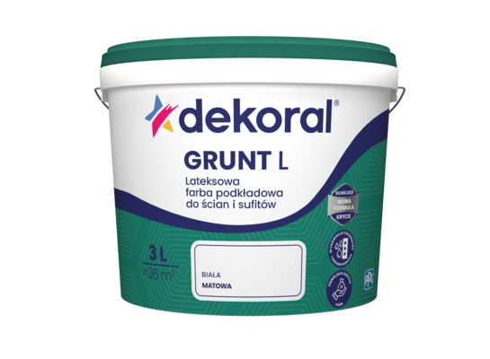 Farba podkładowa Grunt L 3 l Dekoral