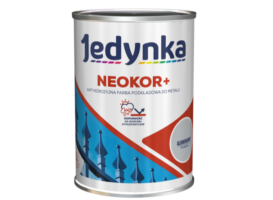 Farba antykorozyjna Neokor+ aluminiowa 1 l Jedynka