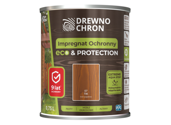 Impregnat ochronny ECO&PROTECTION tik 0,75 l Drewnochron