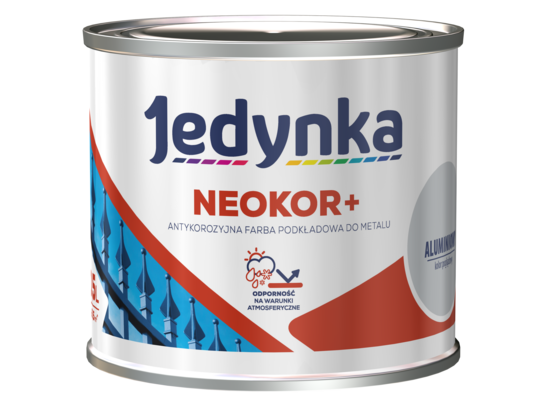 Farba antykorozyjna Neokor+ aluminiowa 0,5 l Jedynka