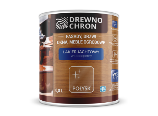 Lakier Jachtowy połysk 0,8 l Drewnochron