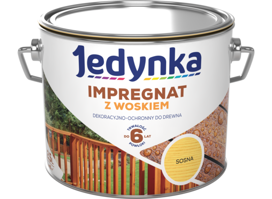 Impregnat do drewna z woskiem Sosna 2,5 l Jedynka