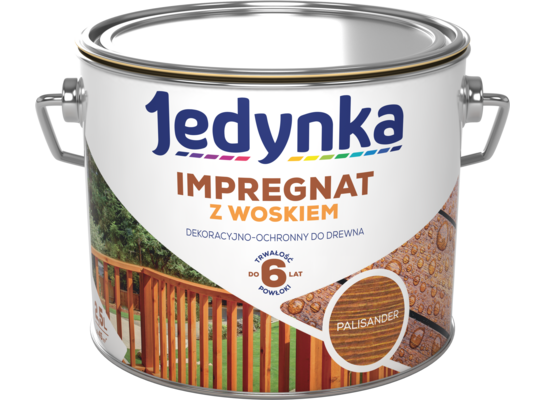 Impregnat do drewna z woskiem Palisander2,5 l Jedynka