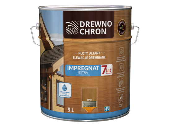 Impregnat EXTRA powłokotwórczy dąb 9 l Drewnochron